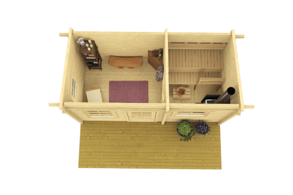 Moderni Pihasauna 15