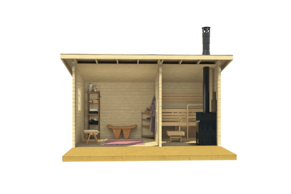Moderni Pihasauna 15