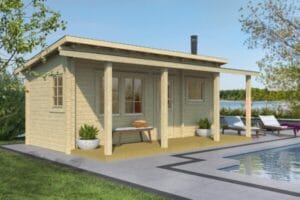 Moderni Pihasauna 26 17,3m2