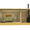 Moderni Pihasauna 26 17,3m2