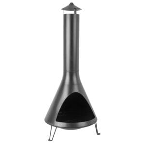 Välikamin-tulease WARM SEEKER D70xH171cm, must